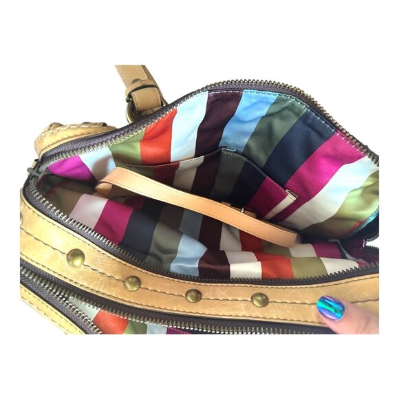 Coach Legacy Leather RARE Y2K Lily Satchel Bag 65th Anniversary in Camel Brown - Picture 9 of 11